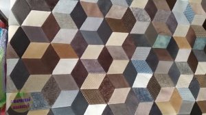 ПЛЕД 3D РИСУНОК из обрезков мебельной ткани. DIY с Маринкой-Малинкой