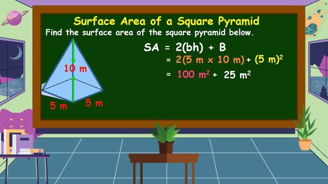 Finding the Surface Area of Cubes, Prisms, Pyramids, Cylinders, Cones, and Spheres смотреть онлайн
