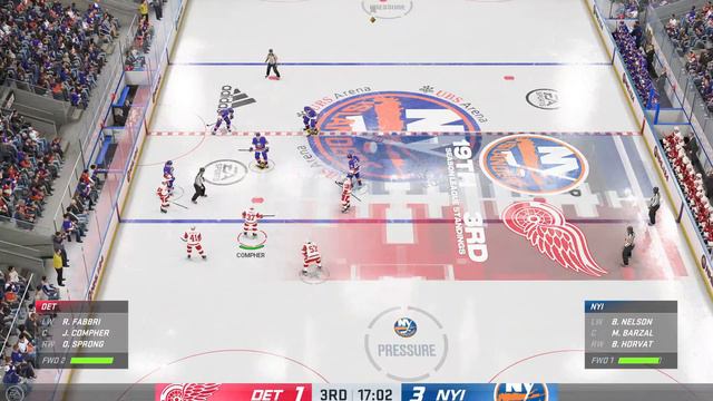 NHL 24 Gameplay Game 10 Red Wings vs Islanders (Superstar) [4K 60fps] смотреть онлайн