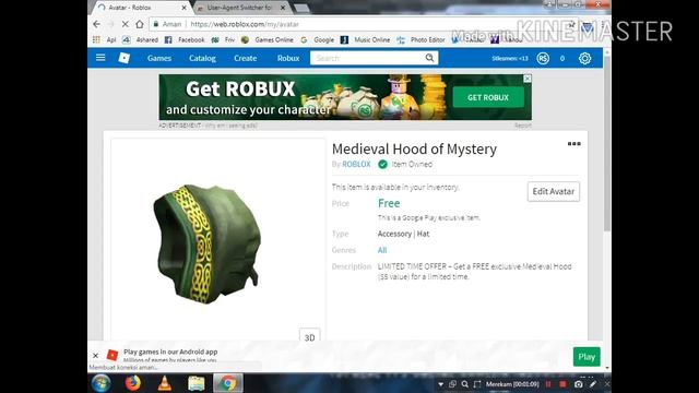 HOW TO GET MEDIVAL HOOD OF MYSTERY ON PC | Roblox смотреть онлайн
