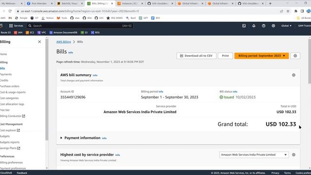 DevOps with AWS Realtime Training | DevOps | Billing On AWS |SESSION04 |01NOV2023 | BATCH56 смотреть онлайн