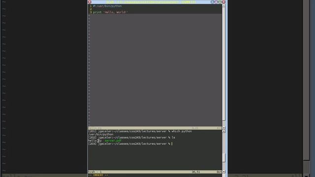 Running python from the command line смотреть онлайн