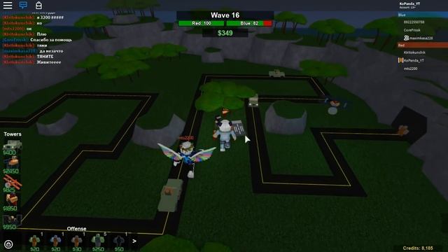 КОПАНДА ПРОТИВ ХЕЙТЕРОВ - РОБЛОКС ТОВЕР БАТЛС (Roblox Tower Battles) смотреть онлайн