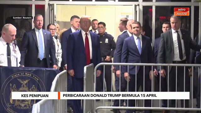 Perbicaraan Donald Trump bermula 15 April смотреть онлайн