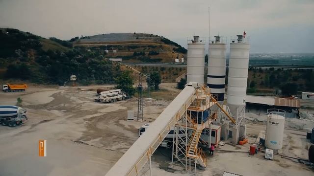 Стационарный бетонный завод SEMIX 120