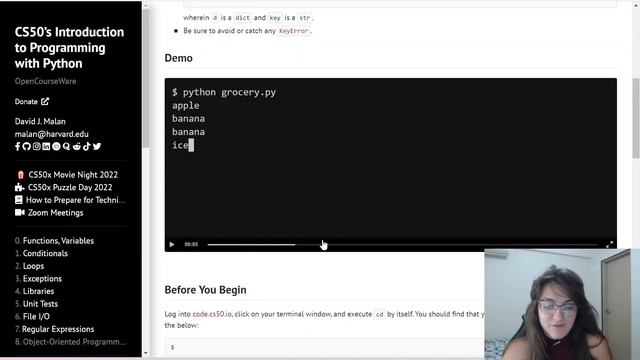 PROBLEM SET 3: GROCERY LIST | SOLUTION (CS50 PYTHON) смотреть онлайн