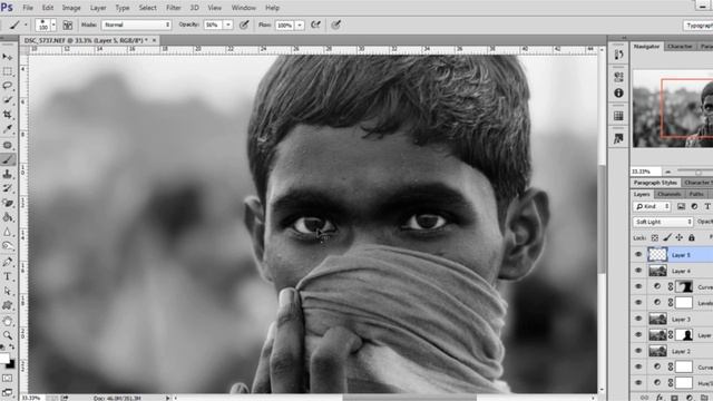 Advanced Portrait Composing & Post Processing | Photoshop CC смотреть онлайн