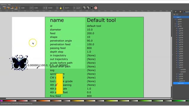 How to generate G-code for CNC cutting using Inkscape Part 2 смотреть онлайн