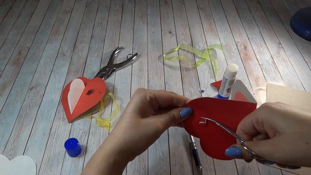 Как сделать необычную валентинку. Валентинка своими руками. смотреть онлайн