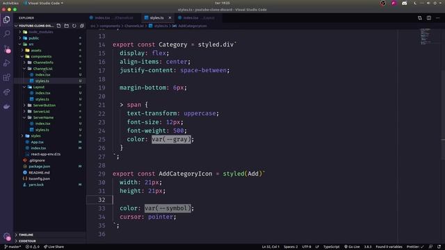 Recriando a Interface do Discord com ReactJS | UI Clone #5 смотреть онлайн