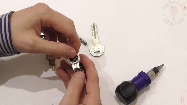 Сборка EVVA ICS в исполнении ключ-вертушка смотреть онлайн