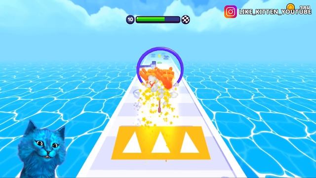 ? ЭВОЛЮЦИЯ СЛАЙМОВ Максимальный Уровень Join Blob Clash 3D КОТЁНОК ЛАЙК смотреть онлайн