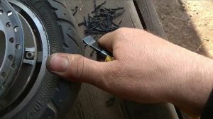 Нарезка протектора электросамоката  kugoo .