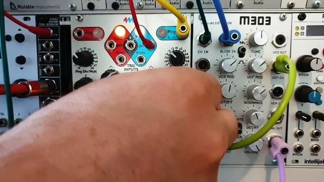 Combo I Like: Acidlab M303 Feat 4ms Pingable Envelope Generator (for Eurorack Synth Acid Modulation