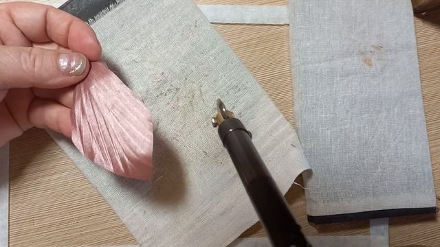 Брошь, цветок из ткани за 1 час. Хит сезона 2023г смотреть онлайн