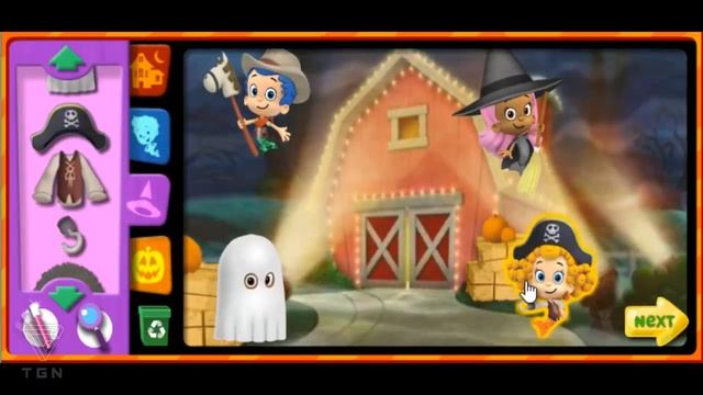 Bubble Guppies Halloween Costumes Party Full Episodes (NEW GAME) Nick JR Games