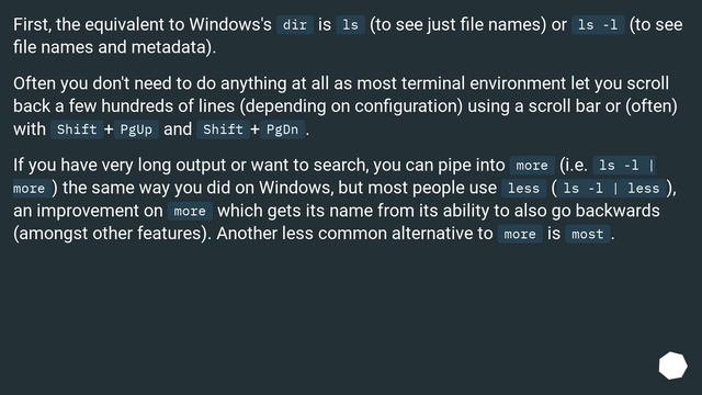 How to scroll one page at a time in Linux at the command line? смотреть онлайн