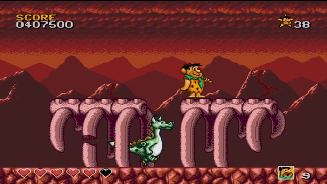 The Flintstones - All Bosses NO DAMAGE SEGA Genesis + Funny Ending❤ смотреть онлайн