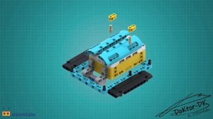 Модель «Гоночный болид». Инструкция по сборке / The «F1». Building instruction. LEGO Spike Prime.