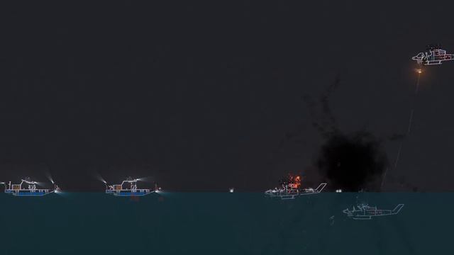 Helicopters attack warships - People Playground (9) смотреть онлайн