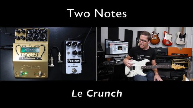Two Notes Le Crunch Preamp Pedal Demo Video by Shawn Tubbs смотреть онлайн