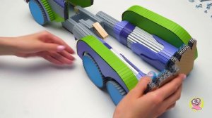 Делаем реалистичный грузовик-трансформер из картона