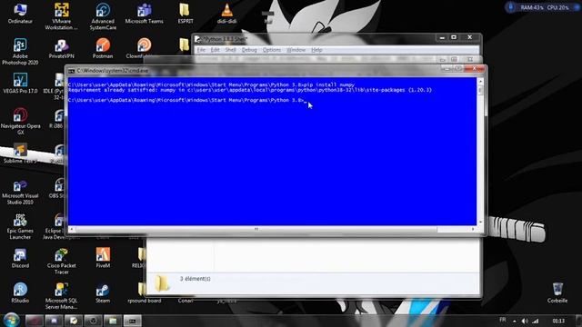 python fixed error : ModuleNotFoundError: No module named 'numpy' смотреть онлайн