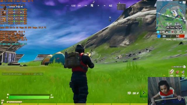 Fortnite This time i O'C my processor@4.5ghz AMD FX 8370e, 16gb, Asus ROG RX Vega 56 8gb OC смотреть онлайн
