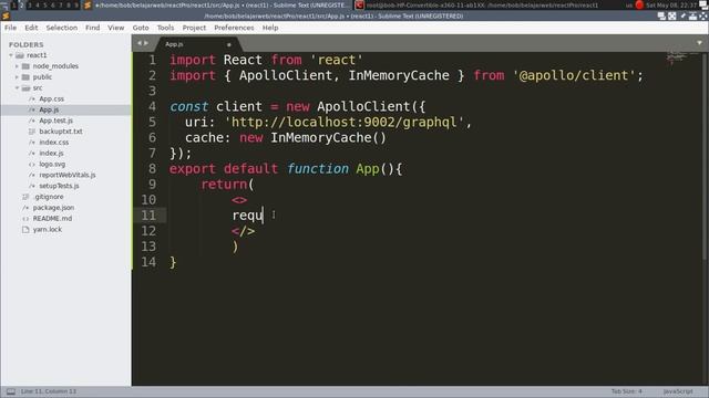 React js apollo client request data смотреть онлайн