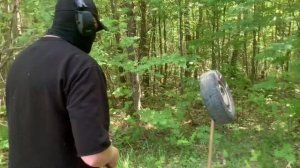 Травмат МР-80-13Т пробьёт колесо!? #оружие #пистолет #макаров #мр #травмат