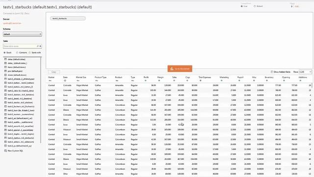 Tableau Spark SQL Connector Demo смотреть онлайн