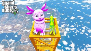 ЛУНТИК и КУЗЯ ЗАБРАЛИСЬ на САМУЮ ВЫСОКУЮ ВЫШКУ в ГТА 5 МОДЫ - ЛУНТИК И ЕГО ДРУЗЬЯ в GTA 5 MODS