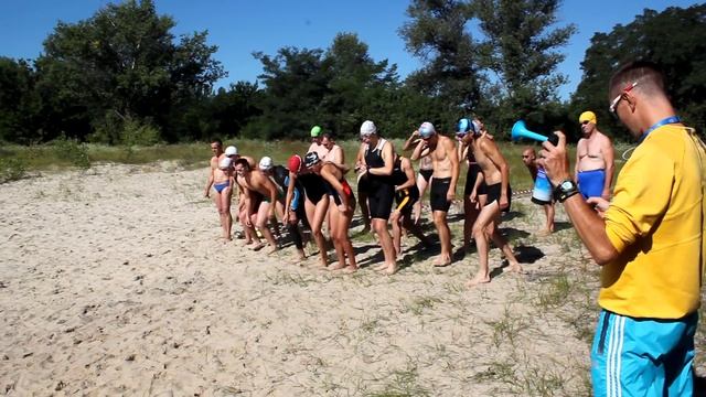 Старт заплыва Кремень акватлон 2015 смотреть онлайн