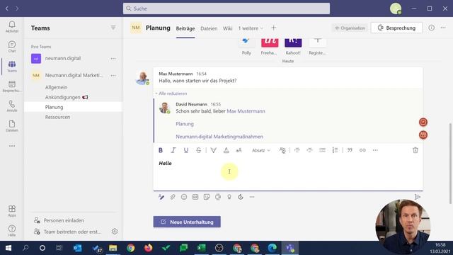 Microsoft Teams in 14 Minuten erklärt: So arbeitest du mit Teams смотреть онлайн