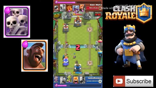 Amazing Deck Skeleton Army And Hog Rider / Clash Royale Indonesia смотреть онлайн
