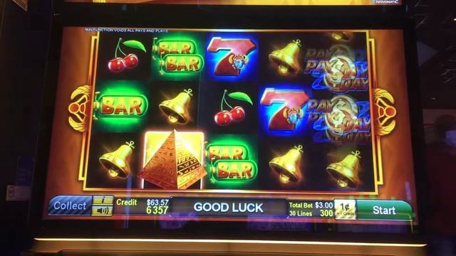 Prize Of The Nile Slot Machine ? Winstar World Casino! BONUS GAMES TRIGGERED! смотреть онлайн