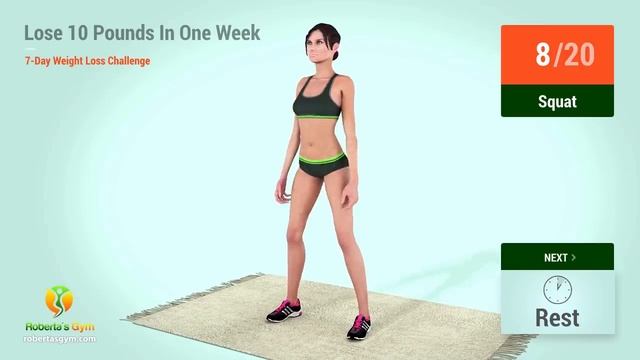 Lose 10 Pounds In One Week - 7 Day Weight Loss Challenge