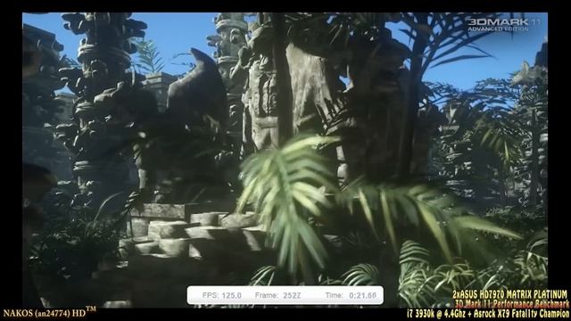 2x Asus Matrix HD7970 Platinum 3D Mark 11 Performance Benchmark