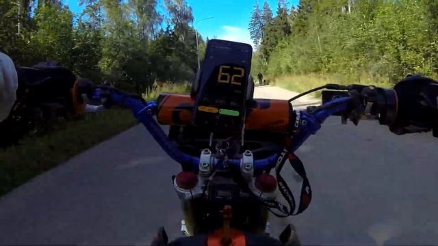 Максимальная скорость питбайка Kayo Evolution 125 после замены ведущей звезды смотреть онлайн