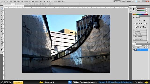 #5* Photoshop -Tutorial for Complete Beginners HD ~ CS5 / CS5.1 Extended - Image Adjustments,Filter смотреть онлайн