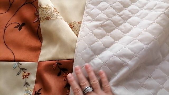 Покрывало в стиле пэчворк из образцов ткани смотреть онлайн