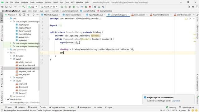 Advanced Using ViewBinding in Activity, Fragment, Dialog, Service Widget, Adapter (Android Jetpack) смотреть онлайн