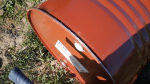 Вскрываем 200 литровую бочку.