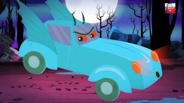 Привет ее Хэллоуин | Hello Its Halloween | Little Red Car Russia | потешки и дети видео смотреть онлайн