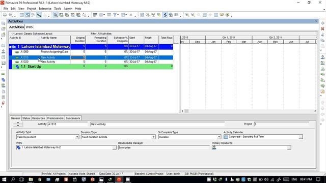 How to add/delete/copy/paste Activities and WBS in Primavera P6 смотреть онлайн