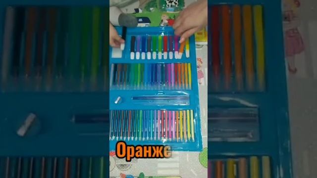 Распаковка. Набор для рисования с мольбертом.Обзор. смотреть онлайн