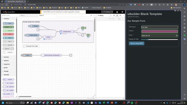 Simple, zero-code user input forms using UIBUILDER for Node-RED смотреть онлайн