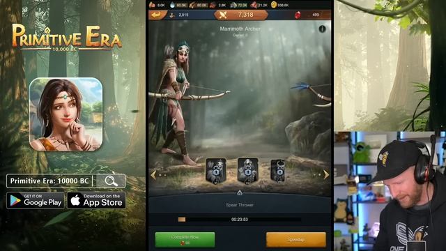 NEW GAME! Primitive Era 10,000 BC: A New Prehistoric Survival Game! смотреть онлайн