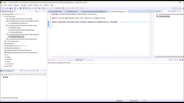 How to Create Composite Primary Key | Composite Primary key with Spring boot смотреть онлайн