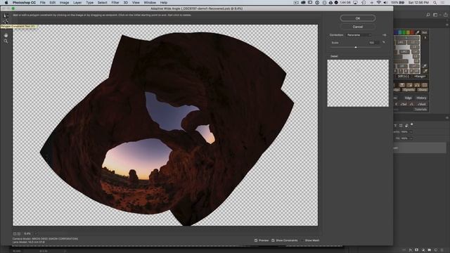 How to Create a Super Wide Angle Panorama in Photoshop смотреть онлайн